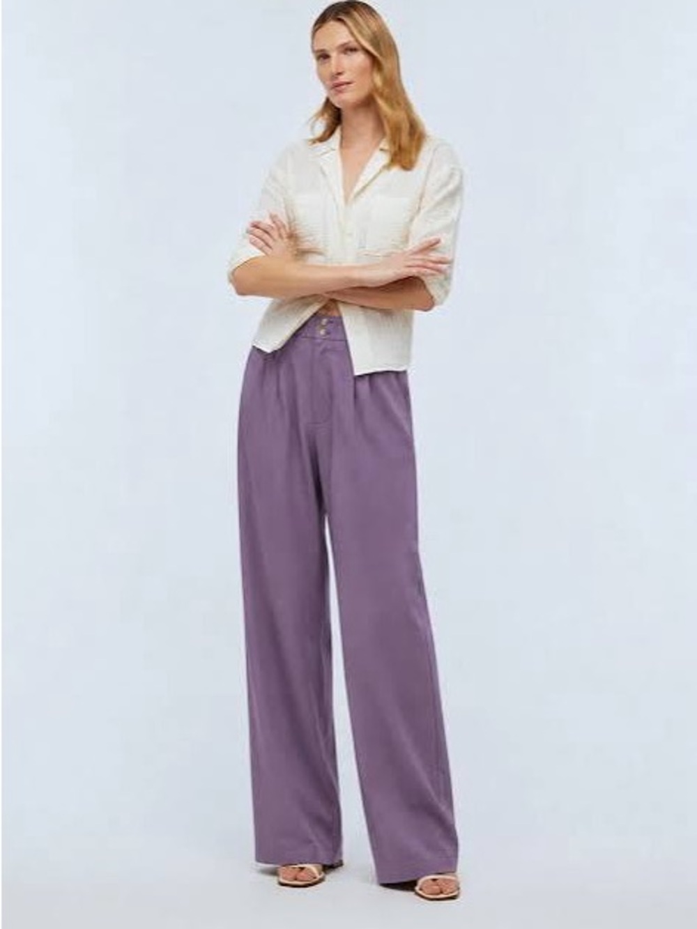 Madewell Harlow Pants - Lavender